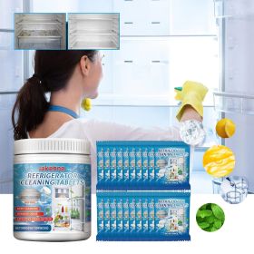 Refrigerator Care Effervescent Tablets, Food Residue & Cooler Odor Reducing Tabs, Household Fridge Daily Maintenance Supplies