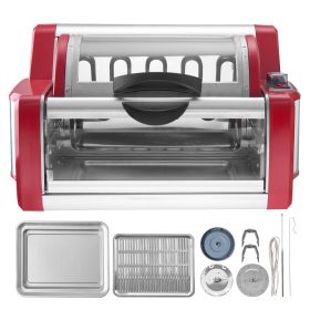 Shawarma Grill Machine, Chicken Shawarma Cooker Machine Countertop, Electric Stainless Steel Broiler Gyro Rotisserie Oven Doner Kebab Machine